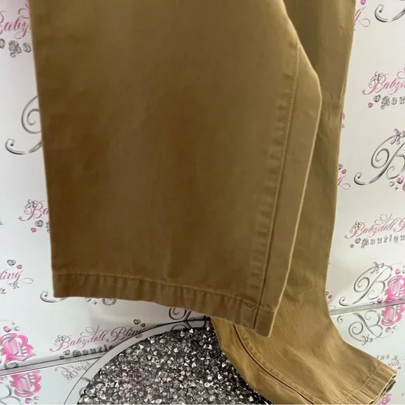 Eddie Bauer pants cargo dress pants pockets Classic Tan Chinos - Picture 5 of 8